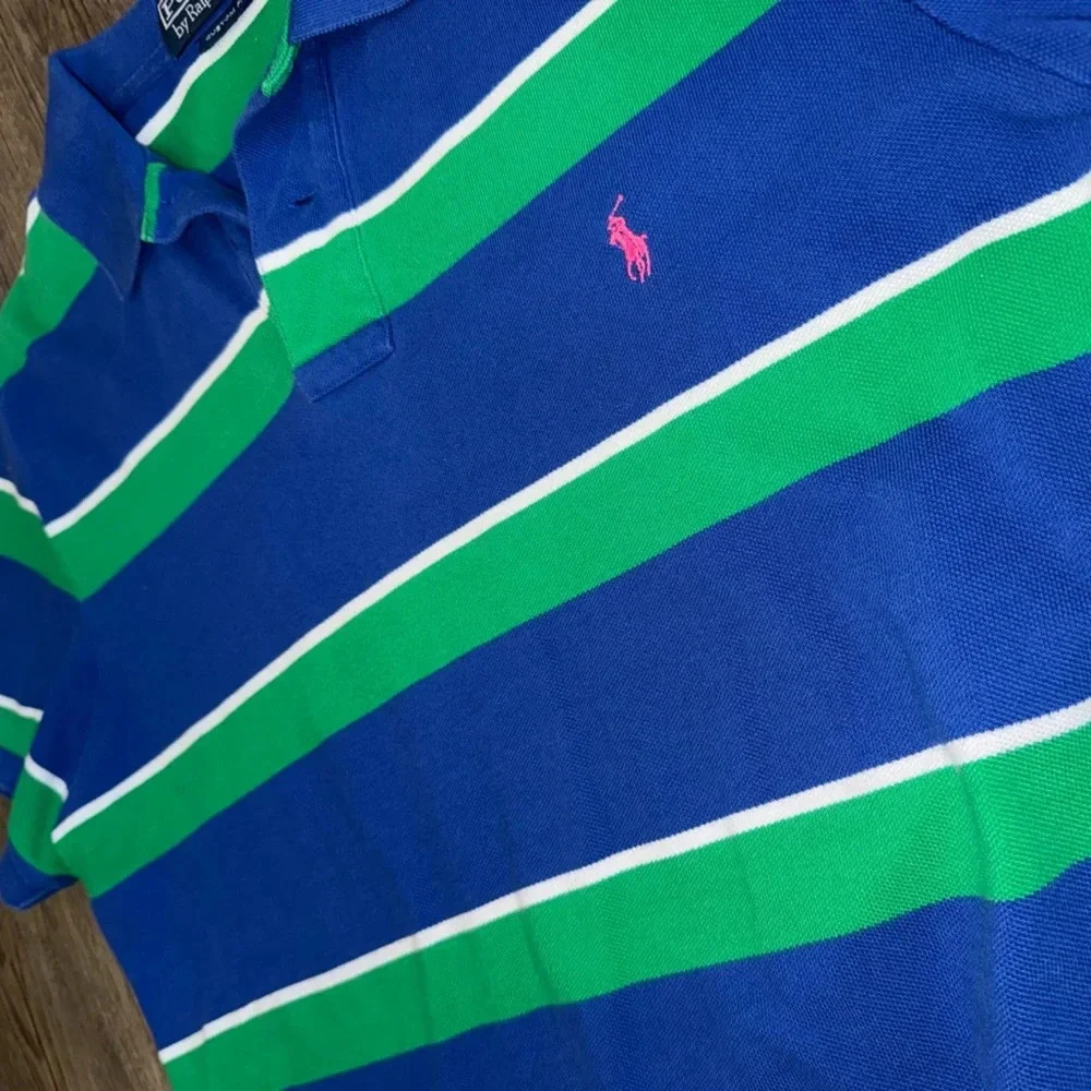 Ralph Lauren • Custom Fit Striped Polo